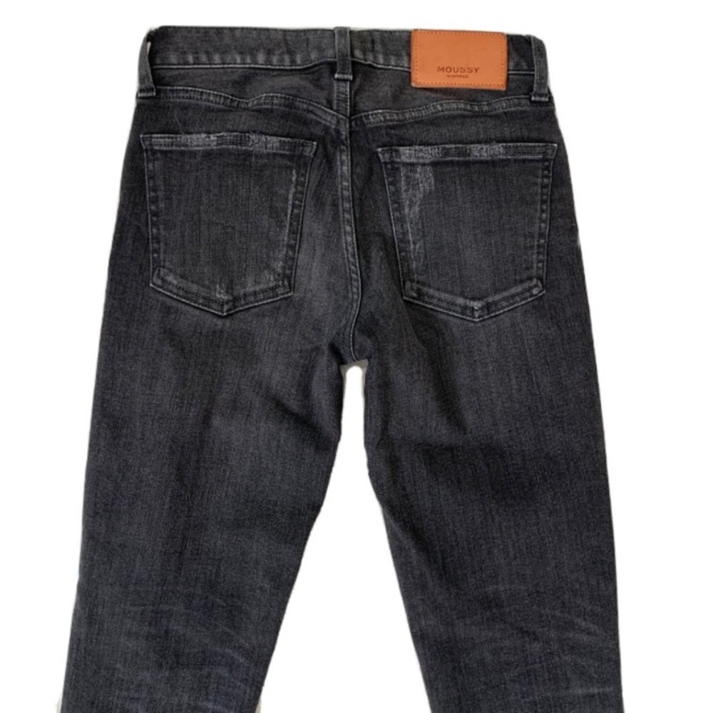 MOUSSY VINTAGE Velma Comfort Stretch Jeans in FADED BLACK SIZE 24 - Picture 10 of 16